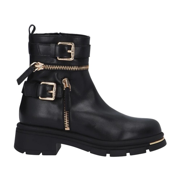 Black Leather Ankle Boot