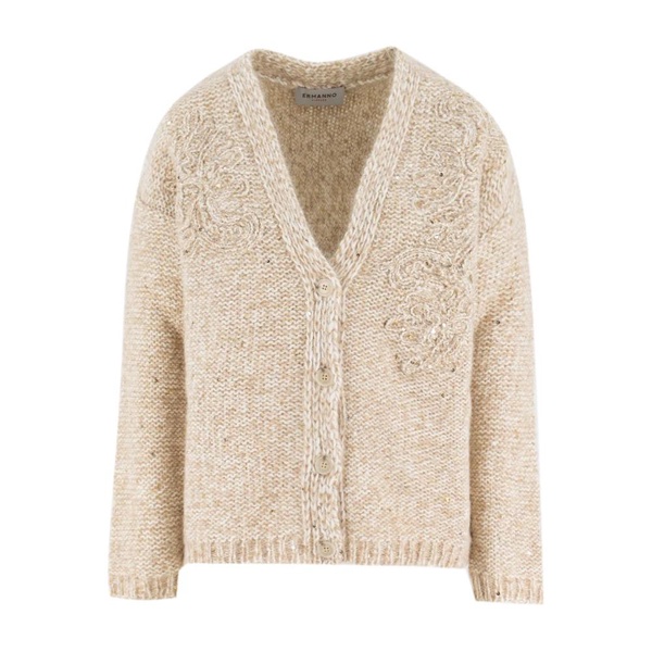 Floral Sequin Knit Cardigan