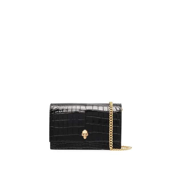 ALEXANDER MCQUEEN Black 24SS Messenger Bag for Women