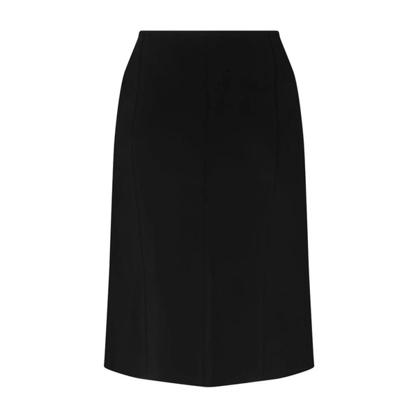 Black Zip Detail Pencil Skirt