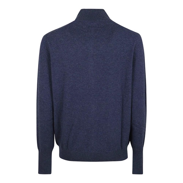 Luxurious Blue Cashmere Sweater AW24