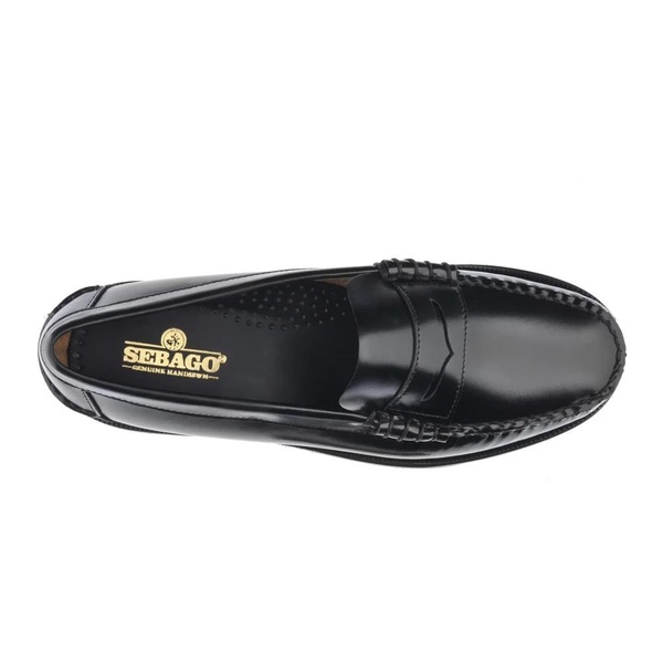 Black Leather Penny Loafer Beefroll