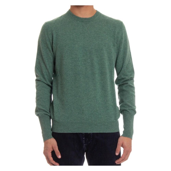 Green Cashmere Sweater Winter Style