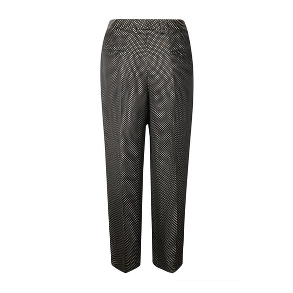 Wide Leg Trousers with Pressed Crease