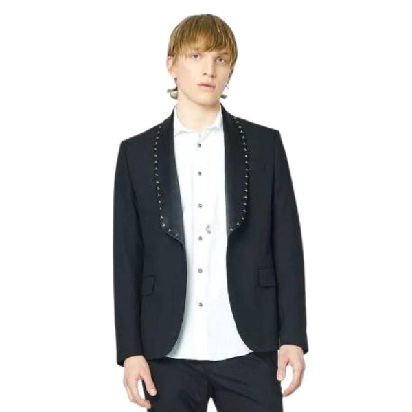 Studded Wool Blazer