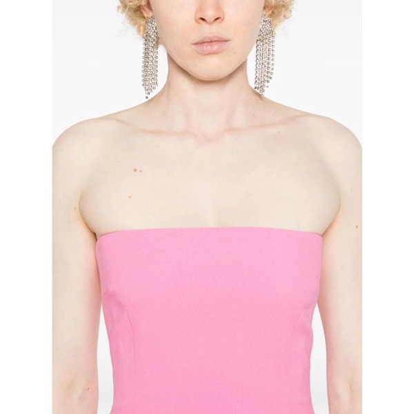 Pink Bustier Style Dress with Draped Detailing