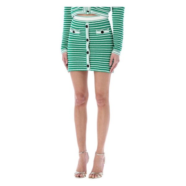 Chic Rope Knit Mini Skirt