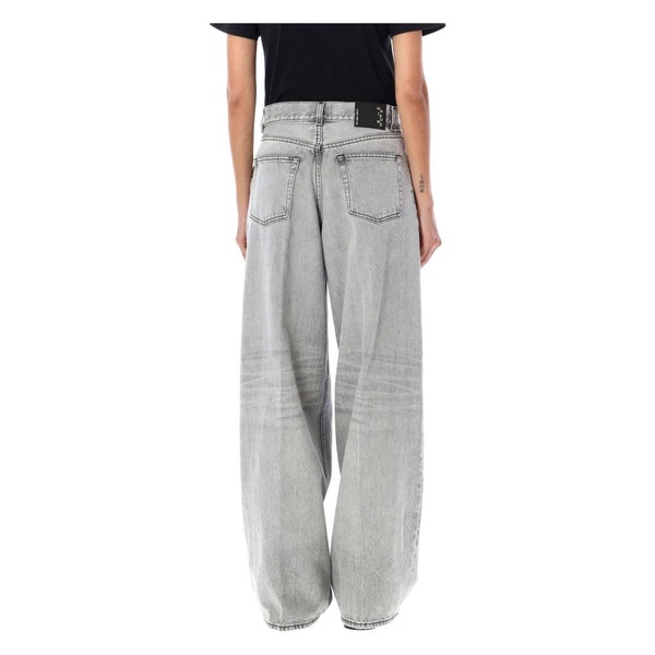 High-Waisted Ultra-Wide-Leg Jeans Bethany Fog Grey