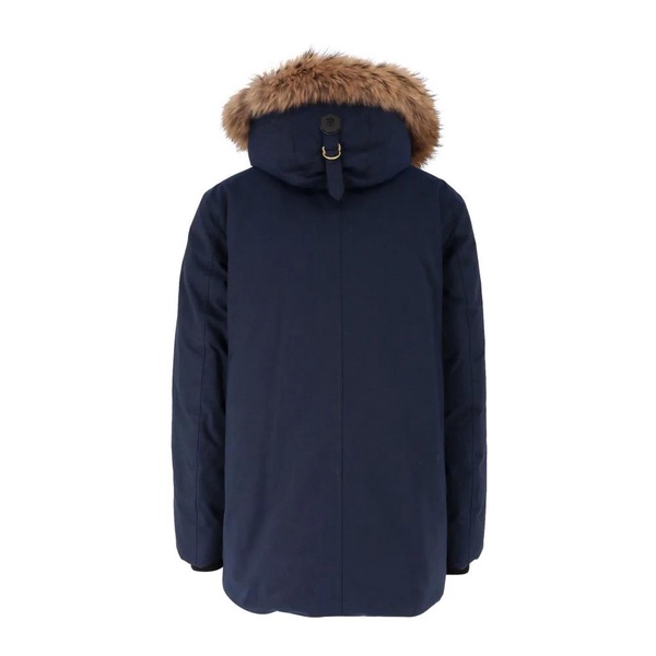 Blue Padded Nylon Jacket for Men