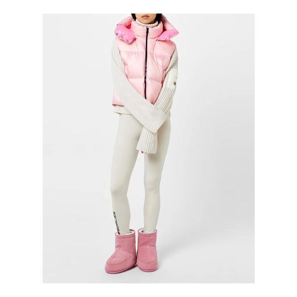 Pink Puffer Down Vest Jacket