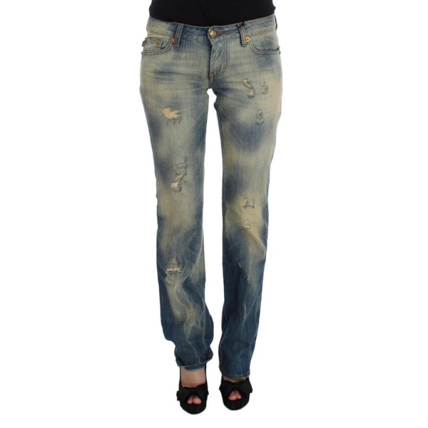 Elegant Slim Bootcut Blue Jeans