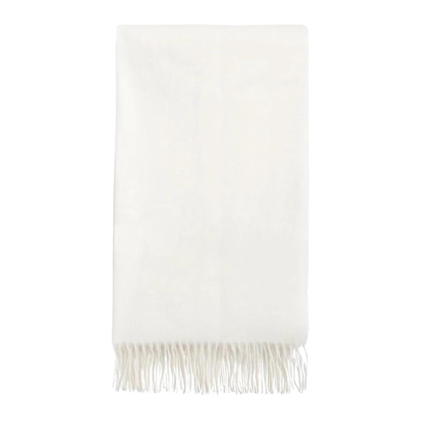 Soft and Smooth Wool Scarf with Tassel Hem