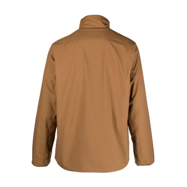 Caramel Brown High Neck Jacket