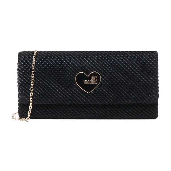 Black Ecoleather Clutch Bag