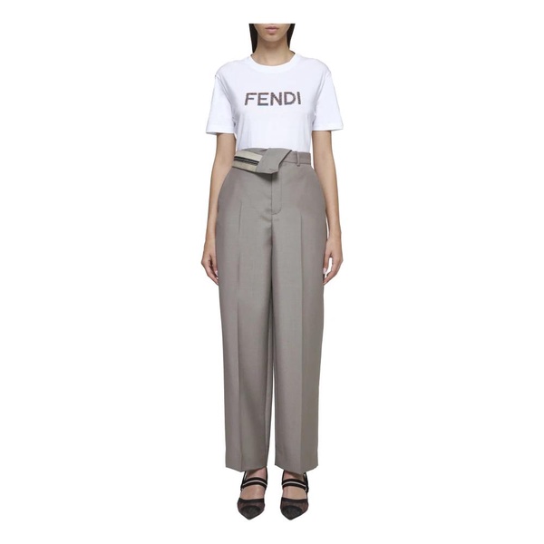 Fendi Woman Fendi Woman White T-Shirts