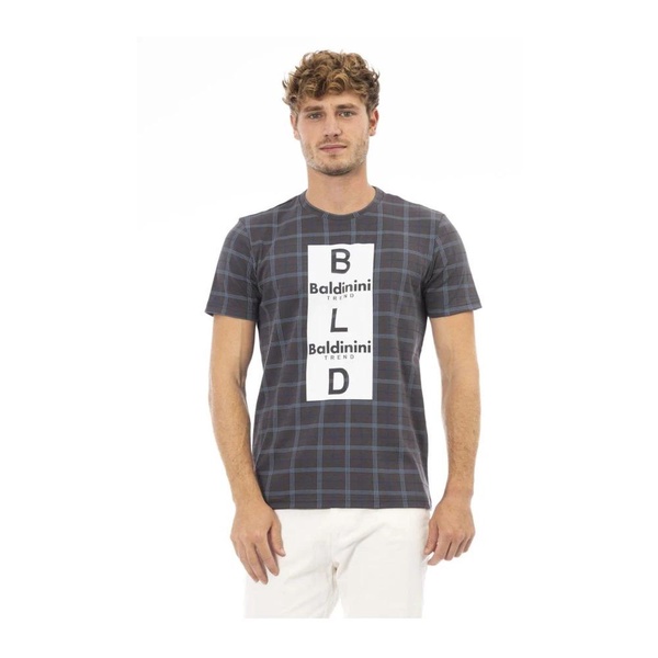 Men's Round Neck T-shirt Front Print