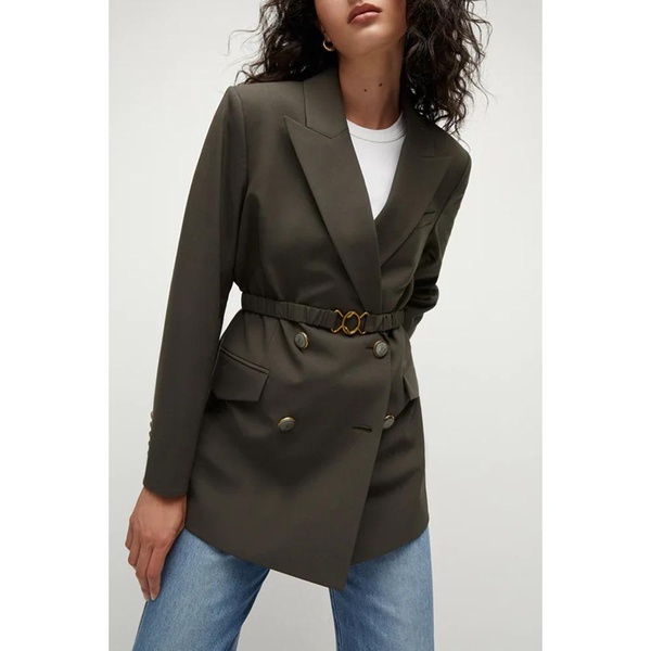 Belted Double-Breasted Wool Coat