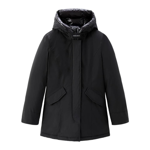 Renewed Black Parka with Feminine Touch