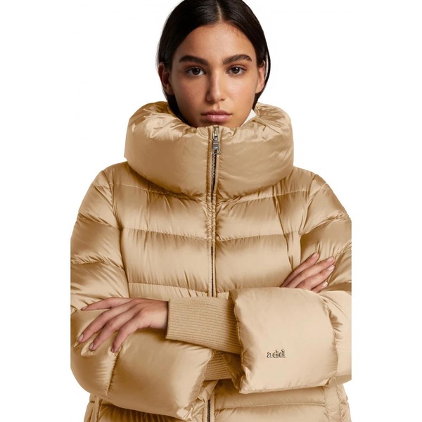 Beige Down Jacket for Women