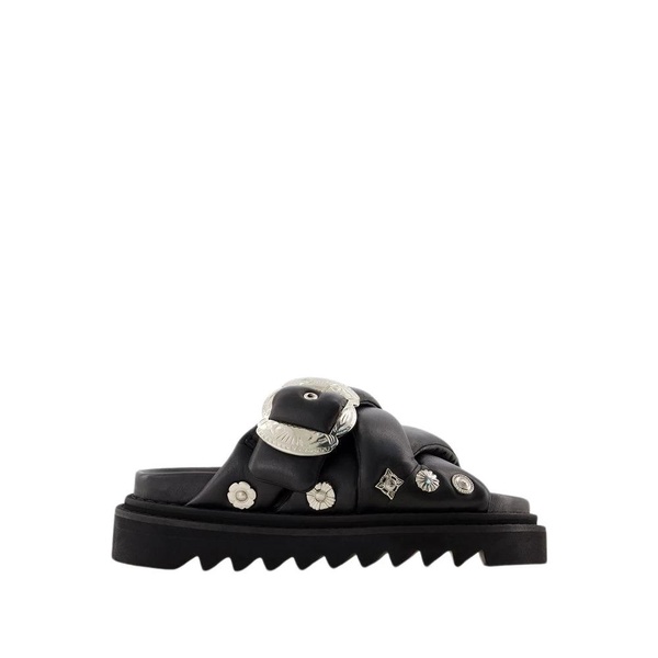 Aj1317 Sandals - Toga Pulla - Leather - Black