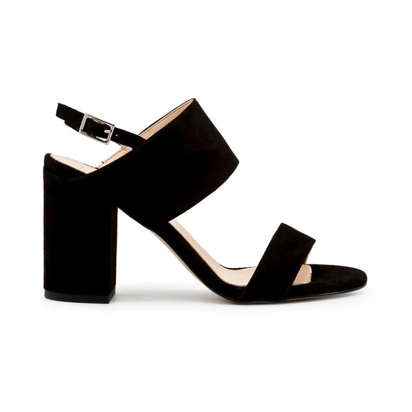 Suede Ankle Strap Sandals