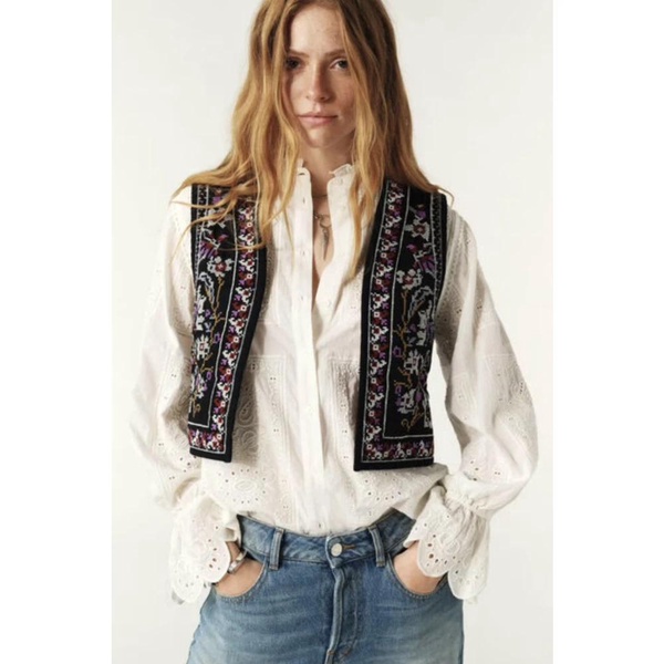 Coco Vest with Embroidery