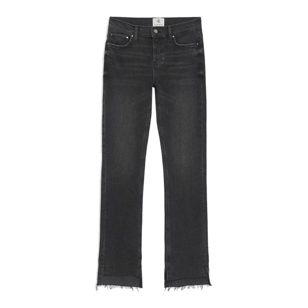 Vintage Black Wash Flare Jeans