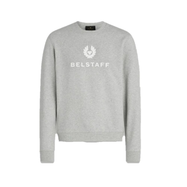 Signature Crewneck Sweatshirt with Flocked Logo