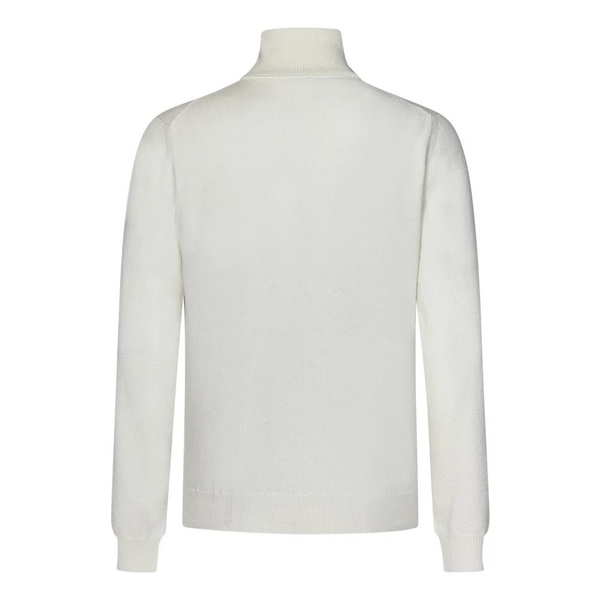 White Cashmere Turtleneck Sweater