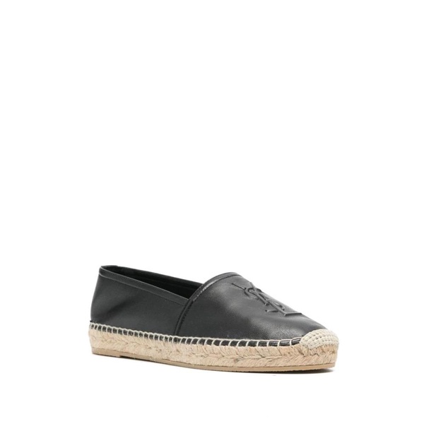 Black Calf Espadrilles