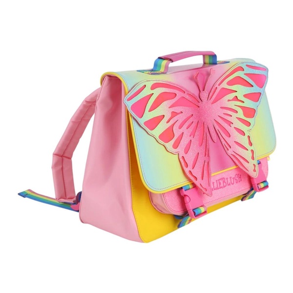 Glitter Butterfly Nylon Backpack