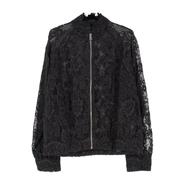 Lace Bomber Jacket