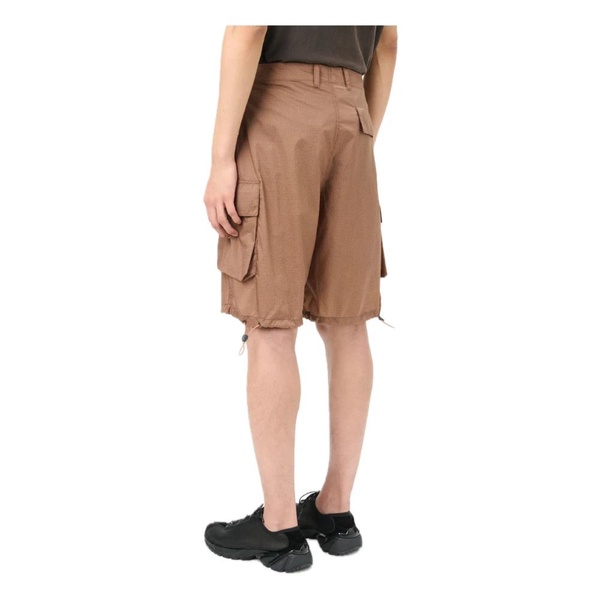 Golden Brown Tactile Ripstop Cargo Shorts