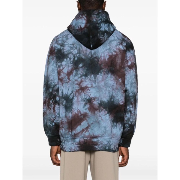 Cornflower Blue Space Print Hoodie