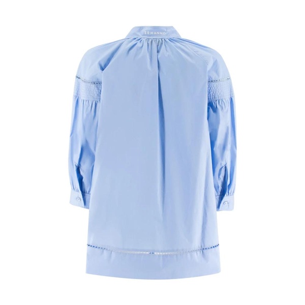 Women's Clothing Shirts Light Blue SS24