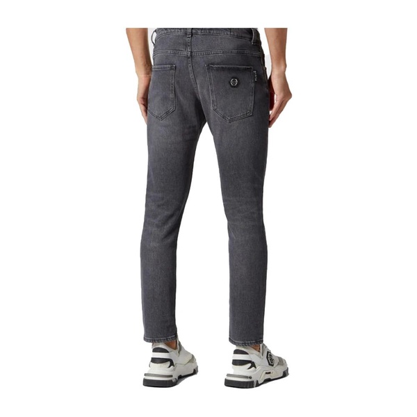 Slim-Fit Grey Jeans for Men