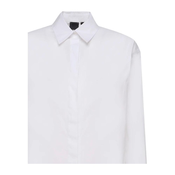 Classic White Shirt with Embroidered Logo