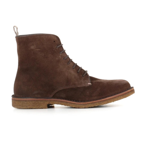 Brown Suede Leather Boots