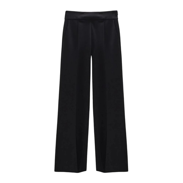 Relaxed Wide Leg Suit Trousers