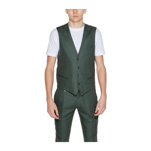 Linen Blend Suit Vest Collection