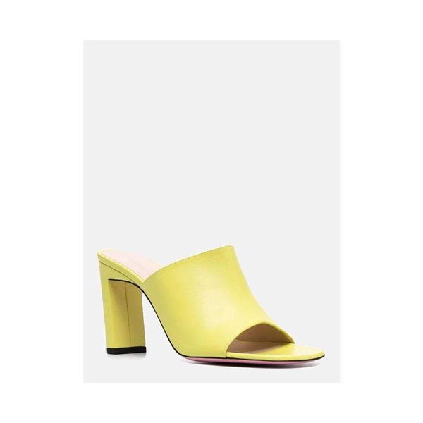 Cool and Stylish Anne Mule with Inclined Leather Heel