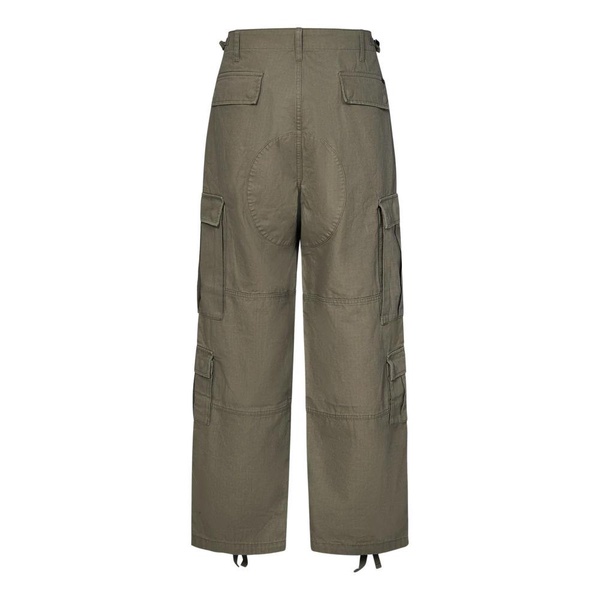 Cargo Green Trousers with Drawstring