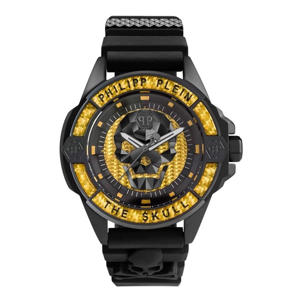 Carbon Fiber Skull Watch