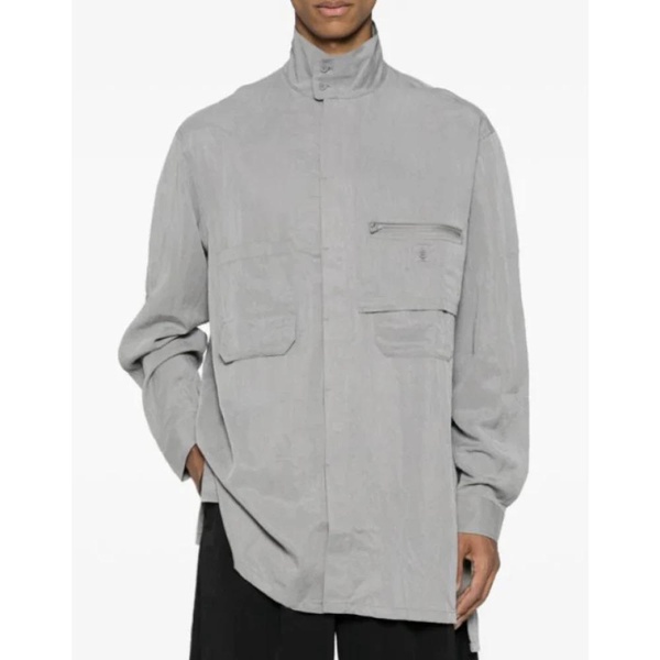 Grey Overshirt Casual Fashion Style