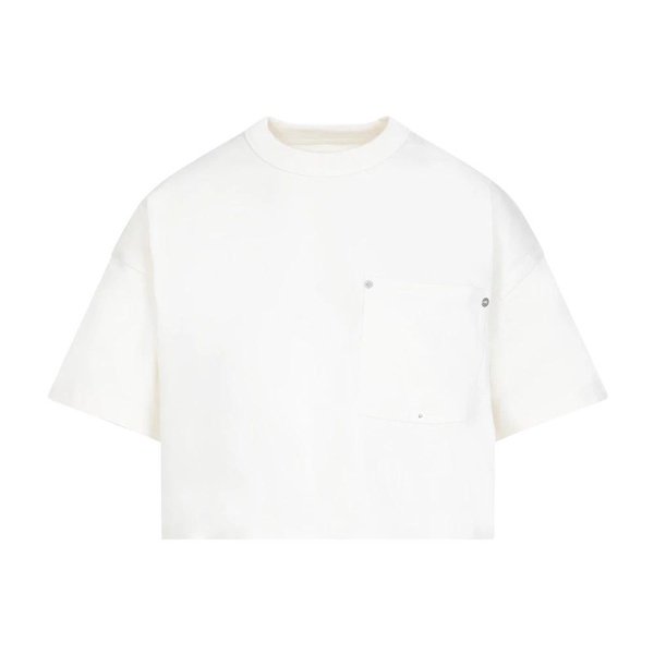 White Cotton T-shirt SS24