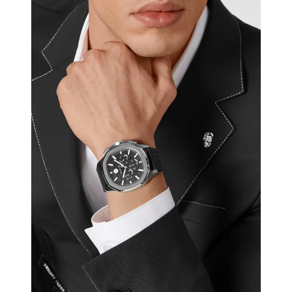 Spectre Chrono Watch Black Silver