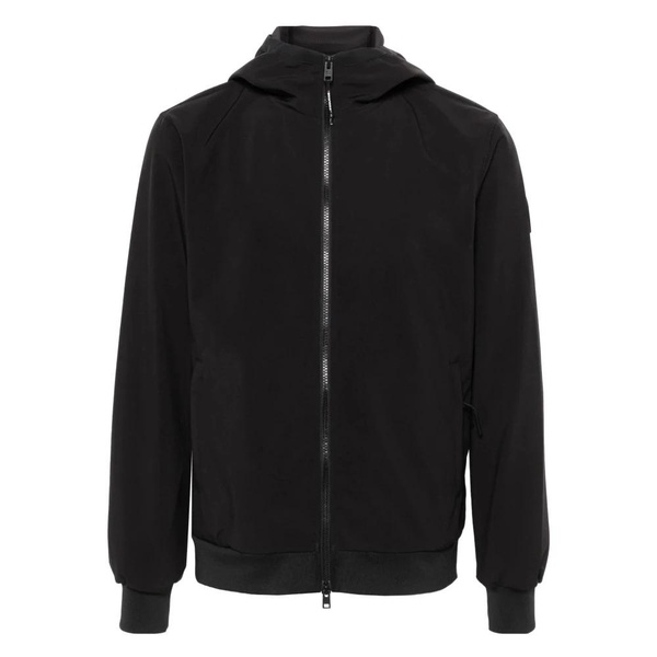 Black Soft Shell Full Zip Hoodie