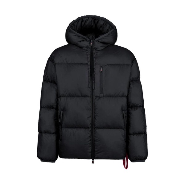 Black Puffy Quebec Down Jacket