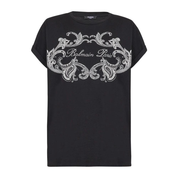 Paisley logo cotton jersey T-shirt