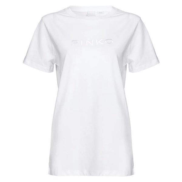 White T-shirts and Polos with Logo Embroidery